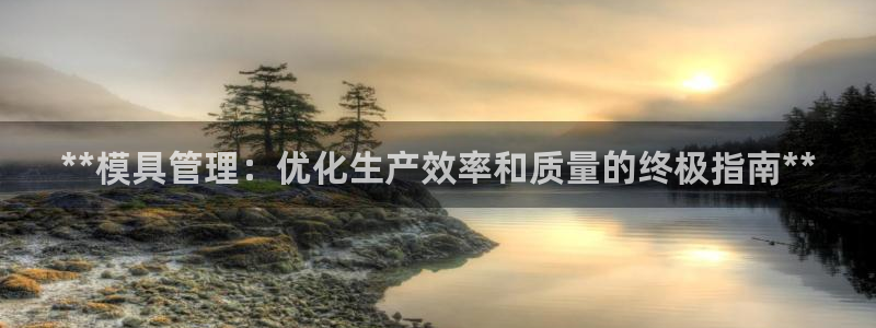 古天乐代言澳门太阳是真的吗：**模具管理：优化生产效率和质量的终极指南**