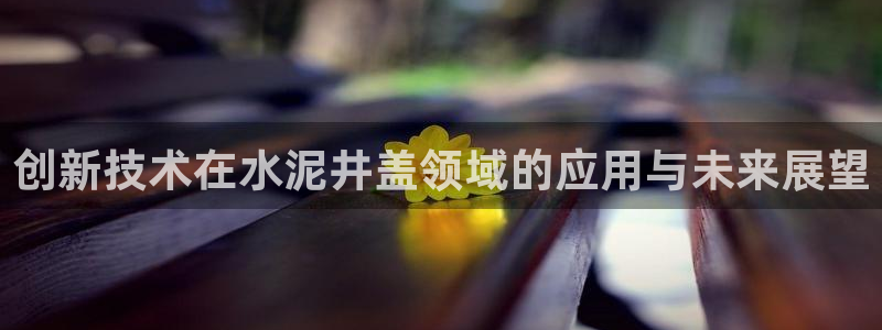 太阳成集团不能提现：创新技术在水泥井盖领域的应用与未来展望