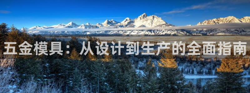 太阳集团电视剧：五金模具：从设计到生产的全面指南