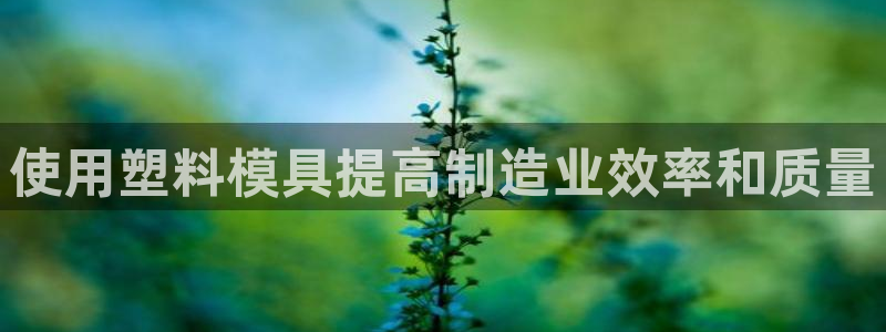 太阳游戏城app：使用塑料模具提高制造业效率和质量