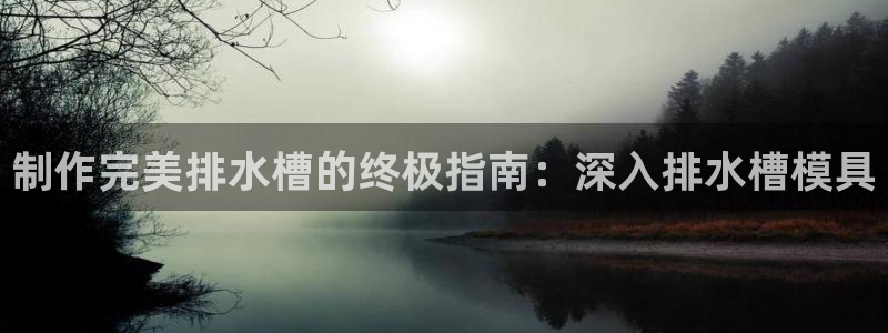 太阳集团网站入口官网首页：制作完美排水槽的终极指南：深入排水槽模具