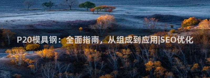 太阳诚集团是什么：P20模具钢：全面指南，从组成到应用|SEO优化