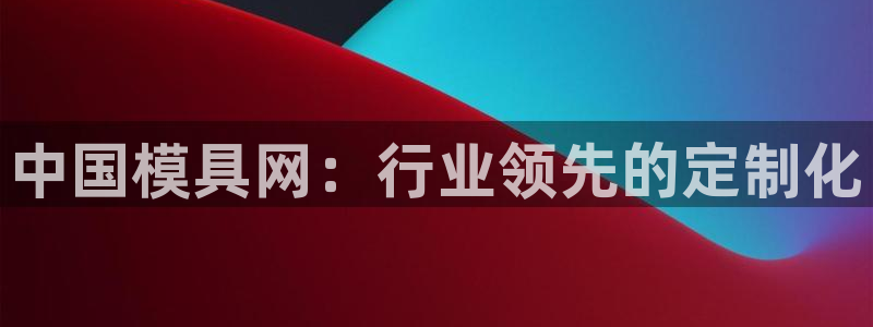 江苏太阳集团冷青松：中国模具网：行业领先的定制化