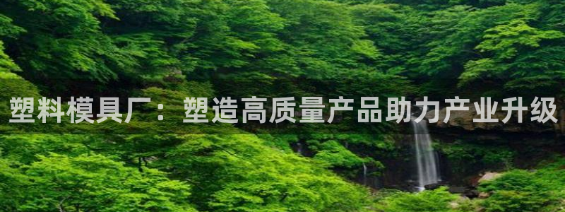 太阳集团电子游戏登录：塑料模具厂：塑造高质量产品助力产业升级