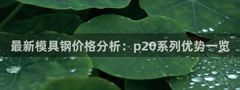 太阳集团首页：最新模具钢价格分析：p20系列优势一览