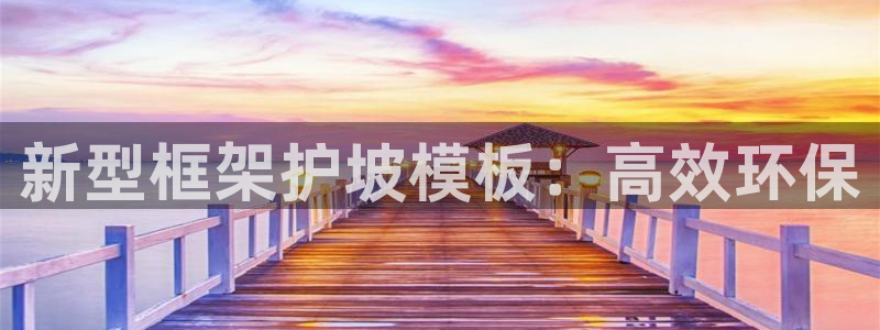 太阳影业投资：新型框架护坡模板：高效环保