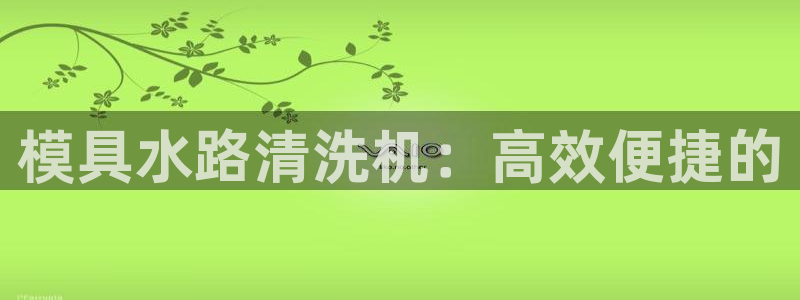 太阳集团所有网址16877官网：模具水路清洗机：高效便捷的