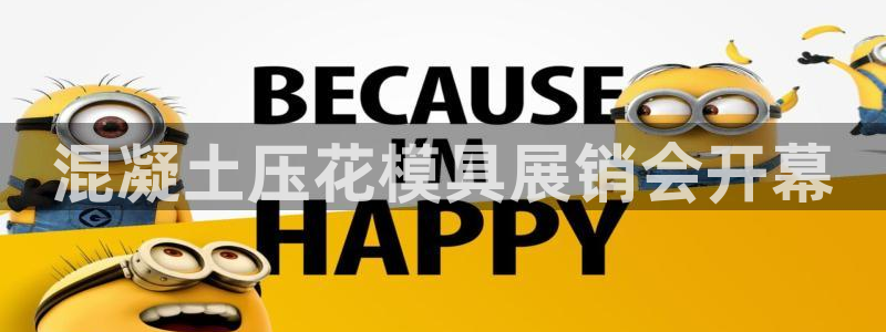 太阳app苹果下载地址：混凝土压花模具展销会开幕