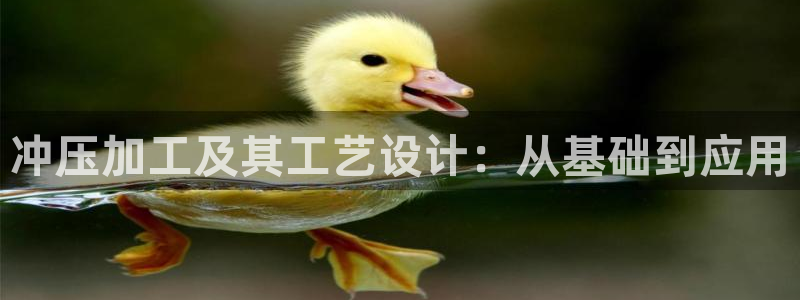 太阳集团app：冲压加工及其工艺设计：从基础到应用