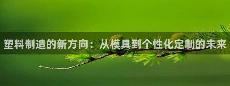 太阳app苹果下载地址：塑料制造的新方向：从模具到个性化定制的未来