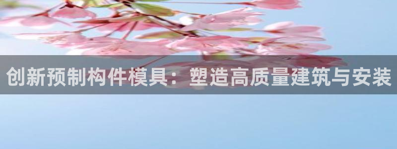 太阳集团游戏城旧版5376：创新预制构件模具：塑造高质量建筑与安装